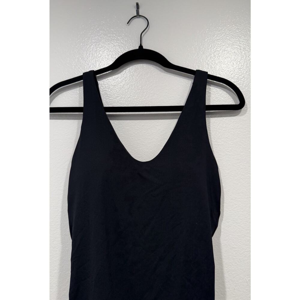 Athleta Black Hampton Twist Back One Piece Swimsuit Women’s Size Small Tall Swim